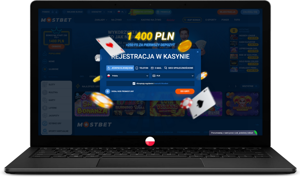 Реєстрація в Mostbet