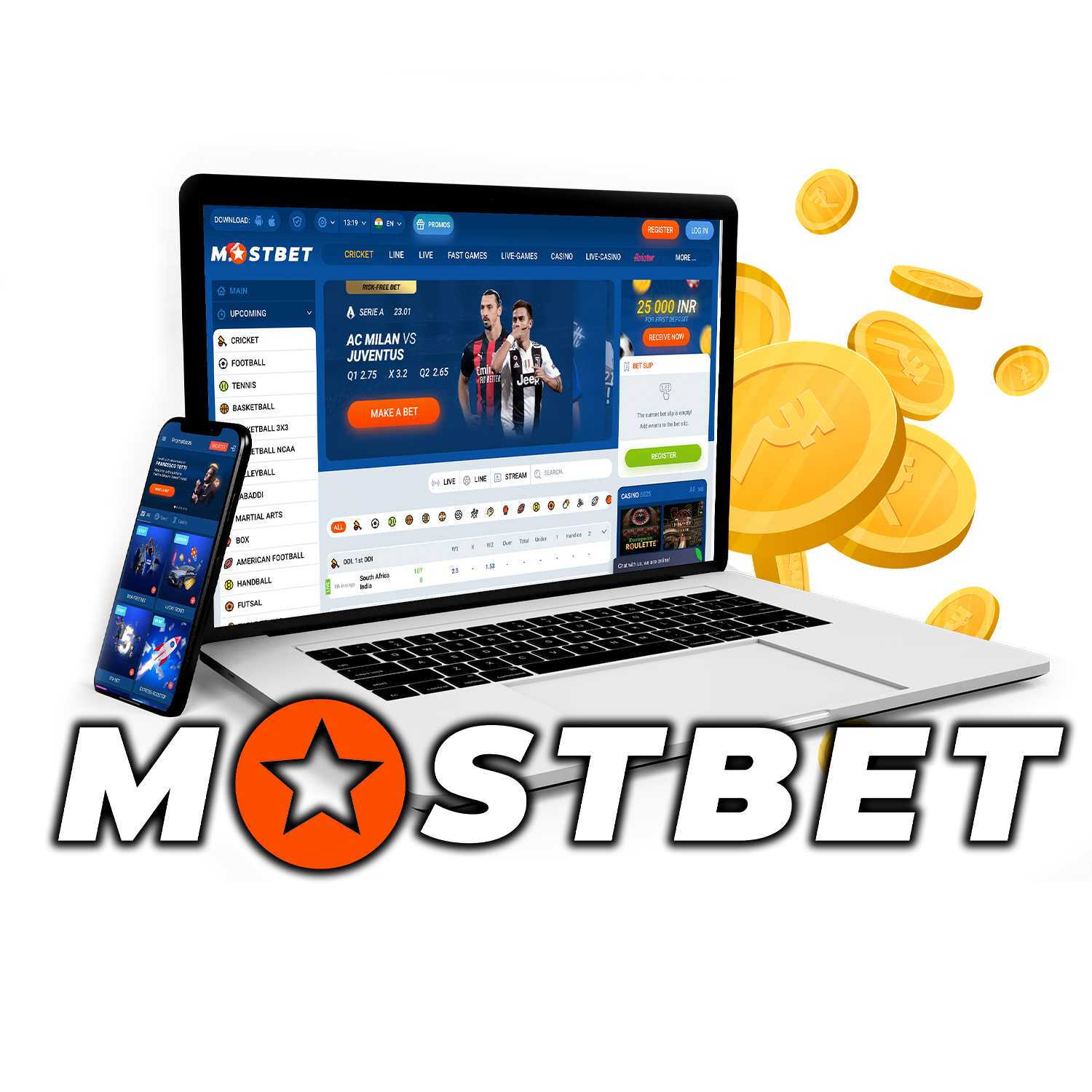 Předzápasové a živé sportovní sázení Mostbet CZ